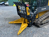 Skid-steer loaders are often used in a variety of landscaping and construction applications, but they can also be equipped with attachments like grapple guards to make them more suitable for forestry work. Grapple guards can be a valuable asset for any contractor or landowner who needs to clear trees or brush from their property.